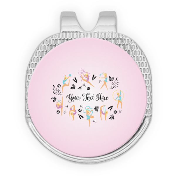 Gymnastics with Name/Text Golf Ball Hat Clip Marker - Apvl