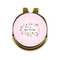 Gymnastics with Name/Text Golf Ball Marker Hat Clip - Front & Back