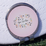 Gymnastics with Name/Text Golf Ball Marker - Hat Clip