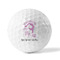 Gymnastics with Name/Text Golf Balls - Generic - Set of 12 - FRONT