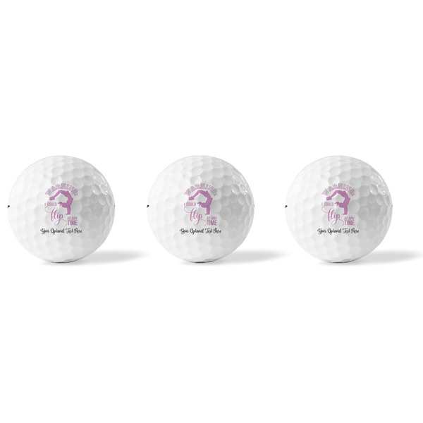 Gymnastics with Name/Text Golf Balls - Titleist - Set of 3 - APPROVAL