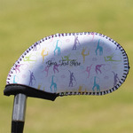 Gymnastics with Name/Text Golf Club Iron Cover