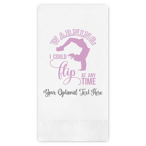 Custom Gymnastics with Name/Text Guest Paper Towels - Full Color