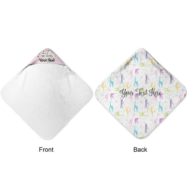 Gymnastics with Name/Text Hooded Baby Towel- Approval