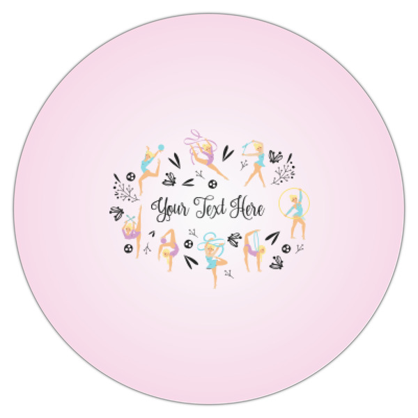 Gymnastics with Name/Text Icing Circle - XSmall - Single