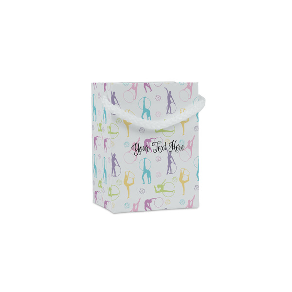 Custom Gymnastics with Name/Text Jewelry Gift Bags