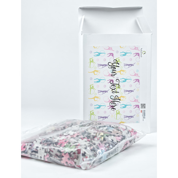 Gymnastics with Name/Text Jigsaw Puzzle 1014 Piece - Box