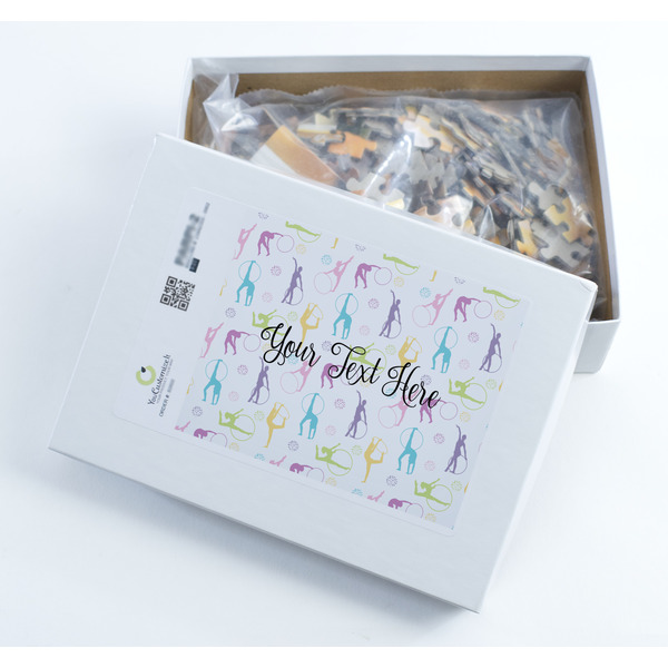 Gymnastics with Name/Text Jigsaw Puzzle 252 Piece - Box