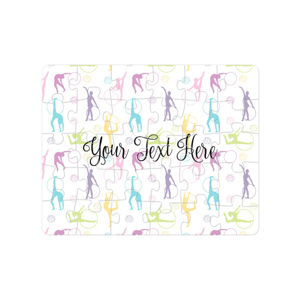 Custom Gymnastics with Name/Text Jigsaw Puzzles