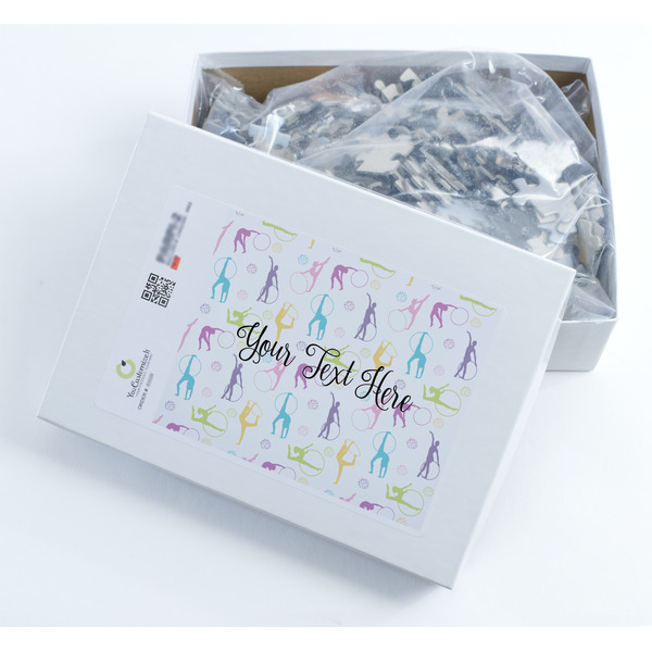 Gymnastics with Name/Text Jigsaw Puzzle 500 Piece - Box