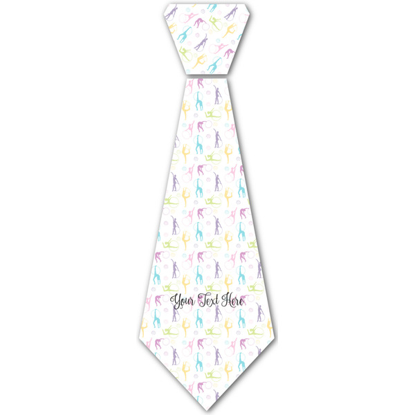 Custom Gymnastics with Name/Text Iron On Tie - 4 Sizes (Personalized)