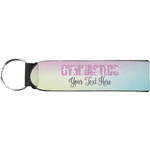 Gymnastics with Name/Text Neoprene Keychain Fob (Personalized)