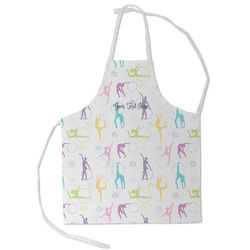 Gymnastics with Name/Text Kid's Apron - Small