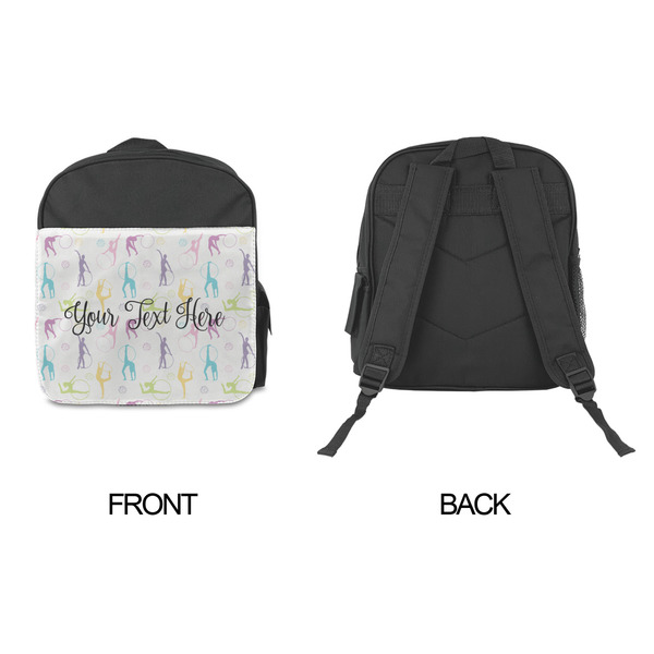 Gymnastics with Name/Text Kid's Backpack - Approval