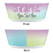 Gymnastics with Name/Text Kids Bowls - APPROVAL
