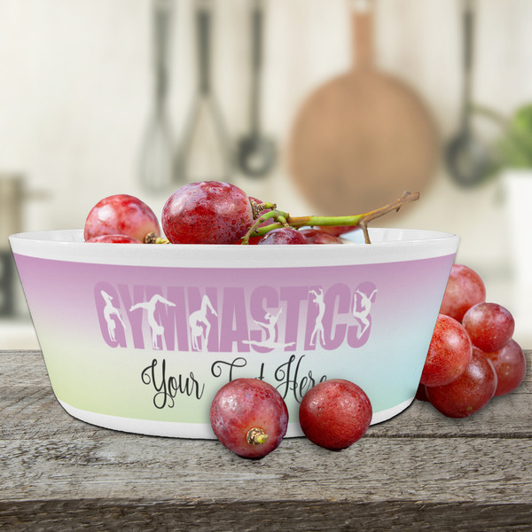 Gymnastics with Name/Text Kids Bowls - LIFESTYLE