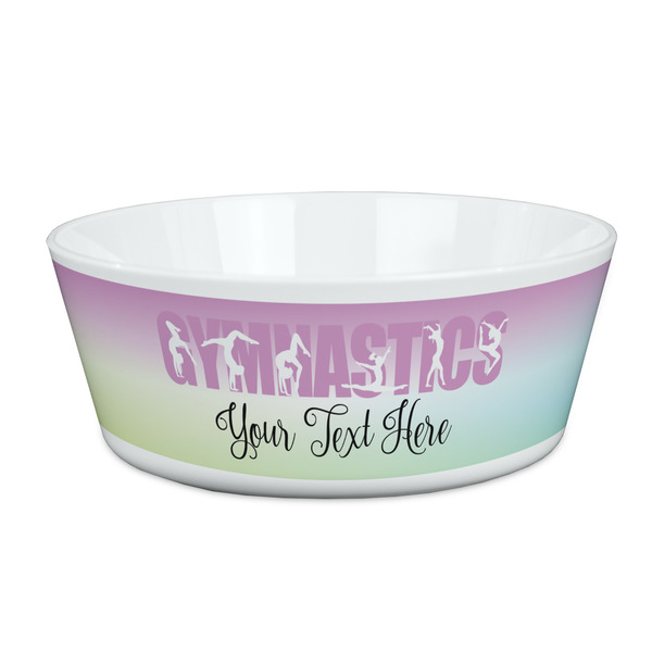 Custom Gymnastics with Name/Text Kid's Bowl