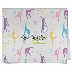 Gymnastics with Name/Text Kitchen Towel - Poly Cotton