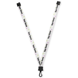 Gymnastics with Name/Text Lanyard (Personalized)