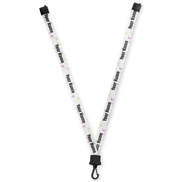 Custom Gymnastics with Name/Text Lanyard (Personalized)