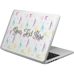 Gymnastics with Name/Text Laptop Skin - Custom Sized (Personalized)