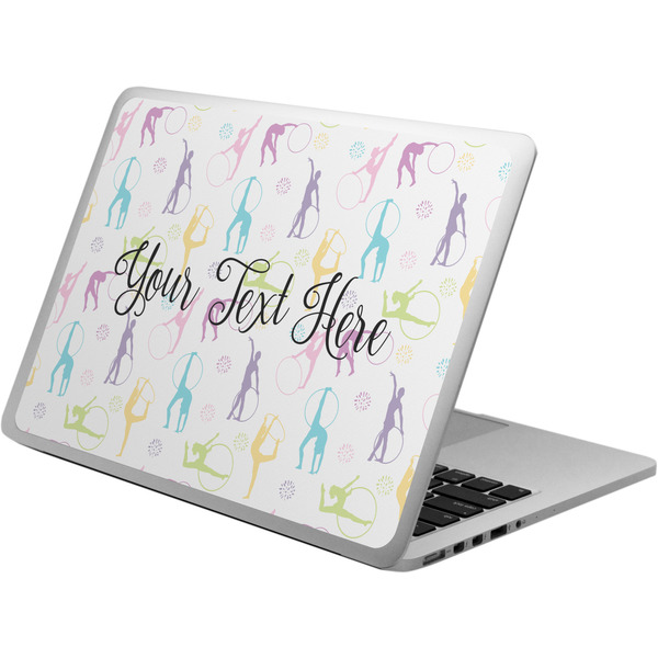 Custom Gymnastics with Name/Text Laptop Skin - Custom Sized (Personalized)