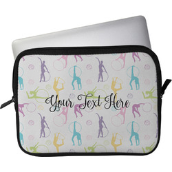 Gymnastics with Name/Text Laptop Sleeve / Case (Personalized)