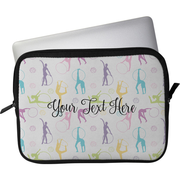 Custom Gymnastics with Name/Text Laptop Sleeve / Case (Personalized)