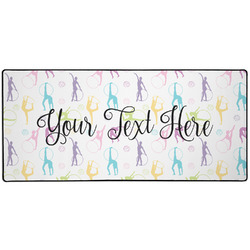 Gymnastics with Name/Text 3XL Gaming Mouse Pad - 35" x 16"