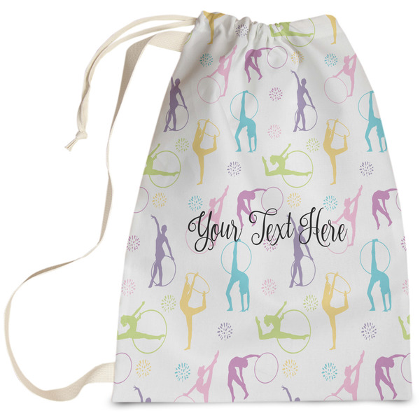 Custom Gymnastics with Name/Text Laundry Bag