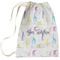 Gymnastics with Name/Text Large Laundry Bag - Front View