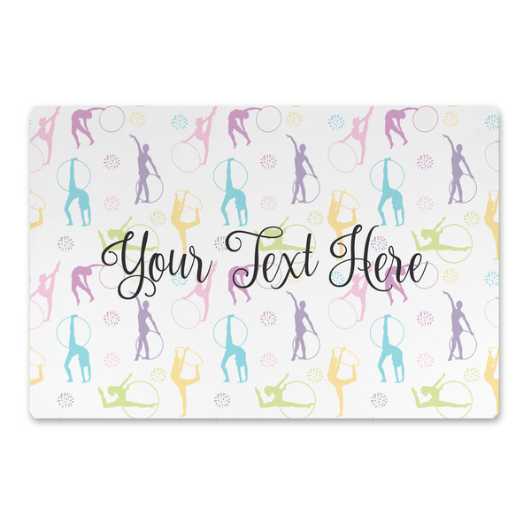 Custom Gymnastics with Name/Text Large Rectangle Car Magnet
