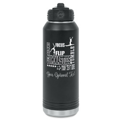 Gymnastics with Name/Text Water Bottles - Laser Engraved
