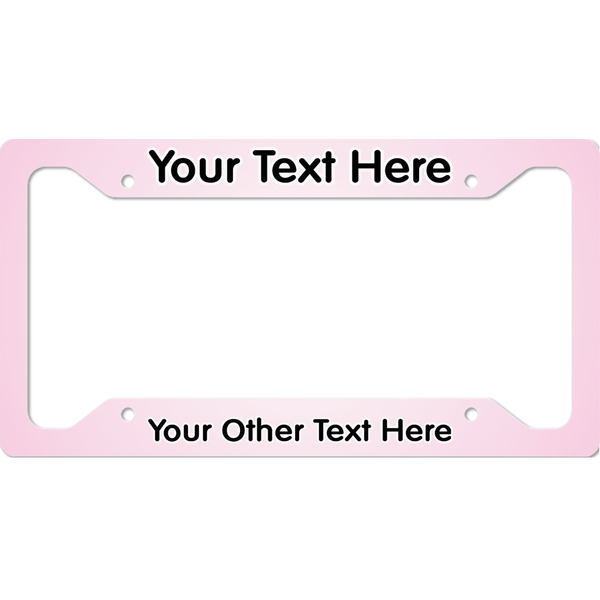 Custom Gymnastics with Name/Text License Plate Frame - Style A