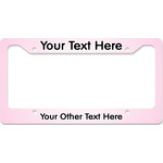 Gymnastics with Name/Text License Plate Frame - Style B