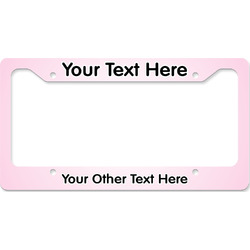 Gymnastics with Name/Text License Plate Frame - Style B