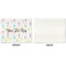 Gymnastics with Name/Text Linen Placemat - APPROVAL Single (single sided)