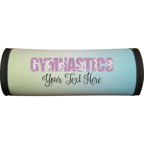 Gymnastics with Name/Text Luggage Handle Wrap