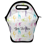 Gymnastics with Name/Text Lunch Bag