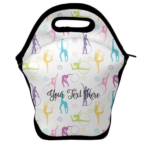 Custom Gymnastics with Name/Text Lunch Bag
