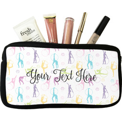 Gymnastics with Name/Text Makeup / Cosmetic Bag (Personalized)
