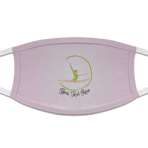 Custom Gymnastics with Name/Text Cloth Face Mask (T-Shirt Fabric) (Personalized)