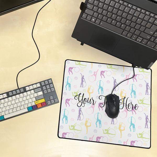 Gymnastics with Name/Text Medium Gaming Mats - LIFESTYLE