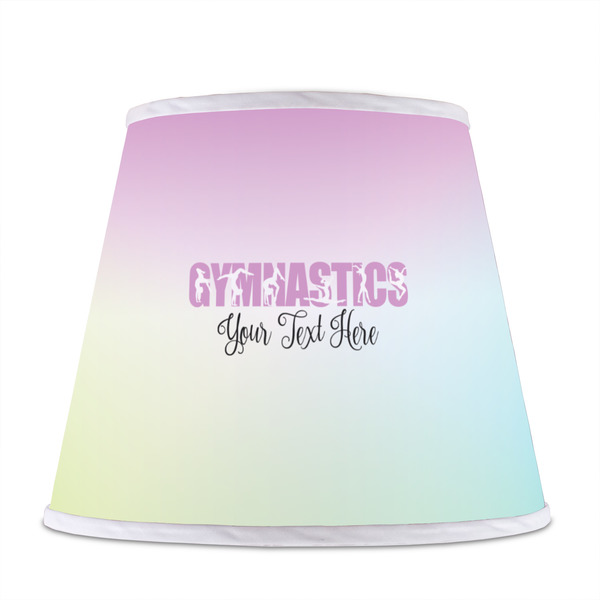 Gymnastics with Name/Text Poly Film Empire Lampshade - Front View