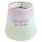Gymnastics with Name/Text Poly Film Empire Lampshade - Angle View