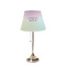 Gymnastics with Name/Text Poly Film Empire Lampshade - On Stand