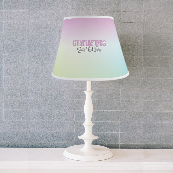 Gymnastics with Name/Text Poly Film Empire Lampshade - Lifestyle