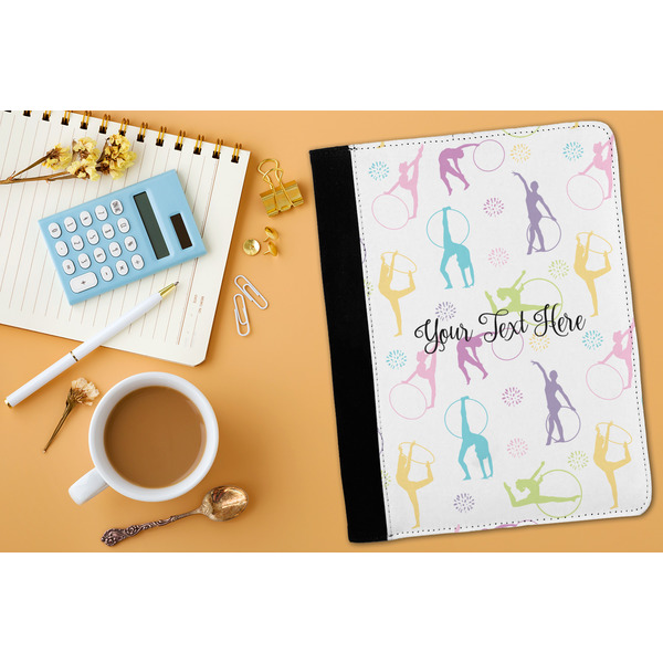 Gymnastics with Name/Text Medium Padfolio - LIFESTYLE (adult)