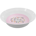 Gymnastics with Name/Text Melamine Bowl