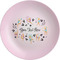 Gymnastics with Name/Text Melamine Plate 8 inches